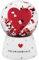 Gruss & CO Traumkugel mit Motiv Herzensmensch | Schneekugel mit Glitter, Spruch am Sockel, Höhe 6,5 cm, Polyresin | 73801