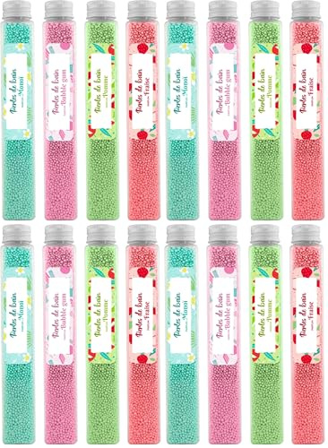 1 Tube Sels de bain 90 grs - Senteur aleatoire Monoï/bubble/Pomme/Fraise (Lot de 4)