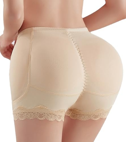SOLO ACTFIT Mutande Imbottite Push Up Donna con Glutei - Body Shaper Invisible Perfetto Butt Lifter Shaper Panty - Shapewear con Sedere Imbottito Rimovibili