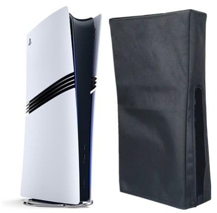 BeisDirect Custodia antipolvere per console PS5 Pro, antigraffio, antipolvere, copertura protettiva verticale per console PS5 Pro, accessori da gioco, Nero , Copertura antipolvere