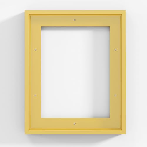 Venusmiles Canvas Frame 8x10 Frame for Canvas Painting Floating for 1 Deep, Floater for Canvas Artist Panel Oil Painting Wall Art Décor, Vertical or Horizontal Picture Wall Decor, Gold