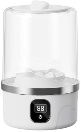 Mini Lave-Linge Portable Nettoyage profond sans fil, batterie 3000 mAh | Lave-linge Petits Vêtements Pour textiles délicats, chaussettes, serviettes, voyages, camping, camping-car, appartement, hô