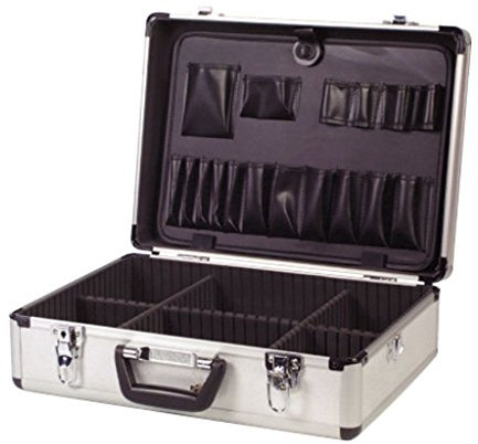 Unibos | Lockable Electricians Flight Case | Aluminium Toolbox | Adjustable & Removable EVA Foam Inserts | Portable Tool Organiser & Storage Box