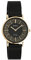 Oozoo Flache Vintage-Damenuhr mit Edelstahl-Glitzer, 32 mm Ziffernblatt, C20143 - Rose/Noir/Noir, Gurt