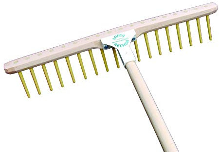 GARDEN TOOL BROTHERS Lofer Gartenrechen 60 cm, mit 18 Nylonzinken
