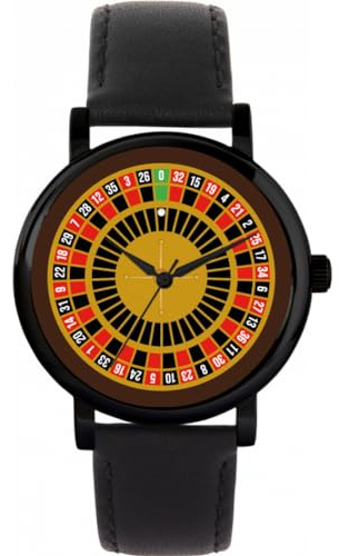 Toff London Roulette-Rad-Uhr