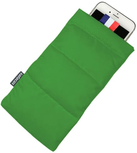 SAFACUS Étui Thermique pour téléphone Intelligent - pour Le Camping - pour iPhone Housse Universelle Smartphone - Pochette de Protection pour téléphone Portable (Vert)