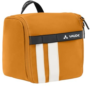 VAUDE Banaba – Großer Kulturbeutel für Reisen, Kulturtasche zum Aufhängen mit Spiegel, Zahnbürstenhalter & Organizerfächer, PVC-frei – für Unterwegs - silt brown