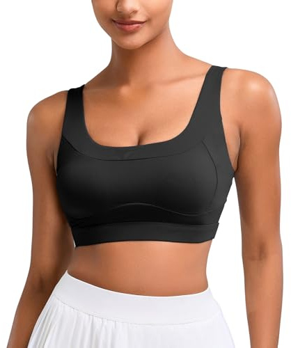 VORCY High Impact Sports Bra for Women Running Sports Bra Padded Bra U Back
