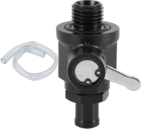Tbest Motorölablassventil, Aluminium Ölablassventil Motor Ölablassventil Ersatzzubehör Motorzubehör Ersatz für Acura M14x1.5-Gewinde Schwarz