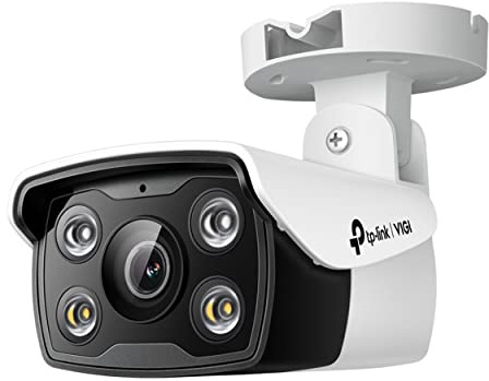 TP-Link VIGI C330 6mm Lens Smart Outdoor Security Camera | 3MP HD Full-Color Bullet Network Camera | Smart IR | Built-in Microphone| IP67 Waterproof | H.265+ | PoE/12V DC CCTV