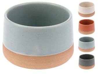 Excellent Houseware Lot de 4 petits bols en céramique multicolores pour tapas, goûter, olives, desserts, sauces, condiments