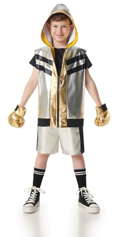 Kimokawaii DISFRAZ DE BOXEADOR PLATEADO UNISEX 10-12 años