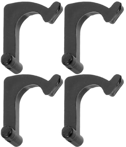 HAMPPLIES 4pezzi Supporto per Giradischi in Vinile Fibbia di Fissaggio per Braccio del Giradischi Compatibile Diverse Marche Semplice Installazione Migliora la Stabilità Prestazioni