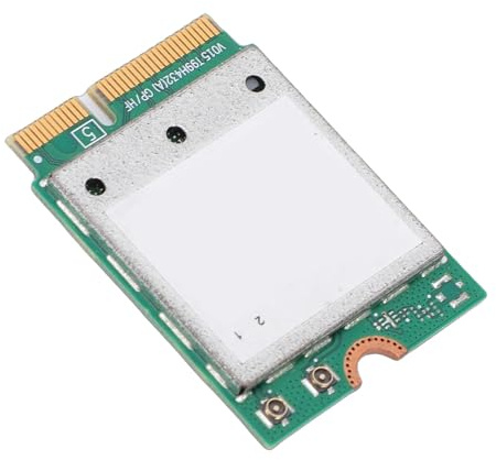 VELATEMOR Tarjeta de Red Inalámbrica QCNCM865 WiFi 7, Interfaz M.2 de Triple Banda de 5,8 Gbps con Soporte de 2,4 GHz, 5 GHz y 6