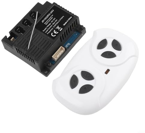 JR1932RX-24V 2,4G Ricevitore Telecomando Set per Bambini Auto Elettrica 24V Funzione di avvio lento ABS Plastica per Veicoli Giocattoli Ricambio Accessori di Riparazione Kit Completo (set completo)