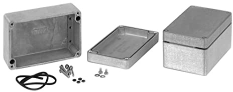 Caja de metal multiusos, aluminio, natural, multiusos, 1 unidad | 1590Z090