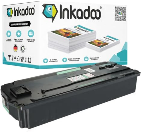 Inkadoo Contenitore toner di scarto compatibile per Ricoh 418425 IM C 4500 IM C 5500 Series IM C 6000 IM C 5500 IM C 4500 A, contenitore toner residuo, smaltimento del toner
