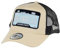 New Era Los Angeles Gorra de Camionero A-Frame Ajustable Sombrero California Malla Parche Beige