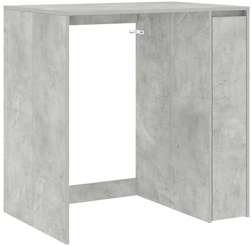 Solivagant Mobiletto per Lavatrice con Porta Calcestruzzo 87 x 60 x 89 cm,Cromo,27.14kg