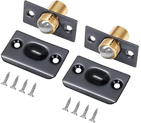 Chiusure a Sfera a Rullo Regolabili Con Fermo Serratura Lucchetto, Fermo a Sfera Porta per l'Armadio Della Cucina di Casa Armadietto Porte, 2 Pezzi