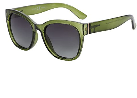 ZENOTTIC Vintage Cat Eye Sonnenbrille für Damen - Polarisiert, Groß, UV400 Schutz, Retro Shades, Designerstil