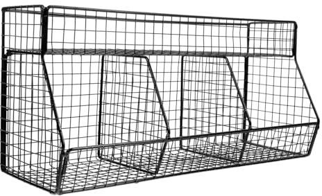 Ciieeo Estante De Cocina De Acero Inoxidable Montado En Pared Organizador Colgante Multifuncional Para Verduras Y Especias Ahorro De Espacio En Cocina