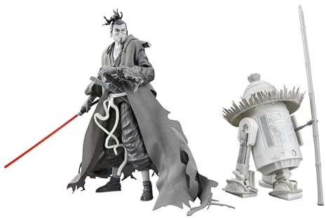 STAR WARS The Black Series The Ronin & R5-D56, Visions Premium Collectible 6 Inch Action Figure 2-Pack