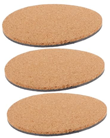 TOYANDONA 3pezzi Sottovaso in Sughero per Piante Sottovaso per Piante Vassoio per per Vasi Piatti in Sughero