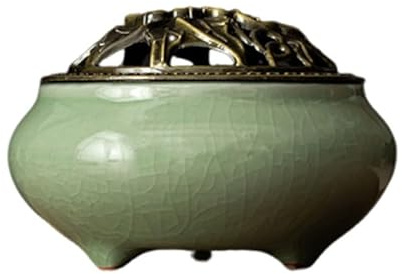 XYUERU Garlic storage, multi-purpose ceramic onion pot, table spice