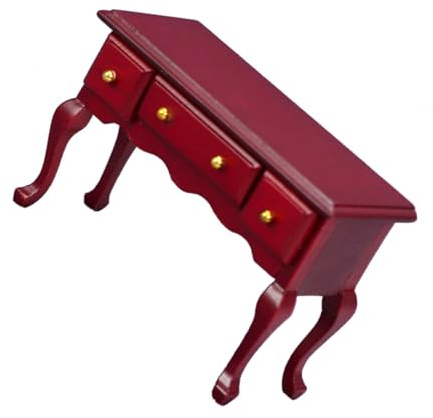 POPETPOP 12 pour Maison de Poupée Mobilier Miniature Réaliste Accessoires de Jouets et Décoration Maquette de Bureau Vintage Compacte et Fonctionnelle