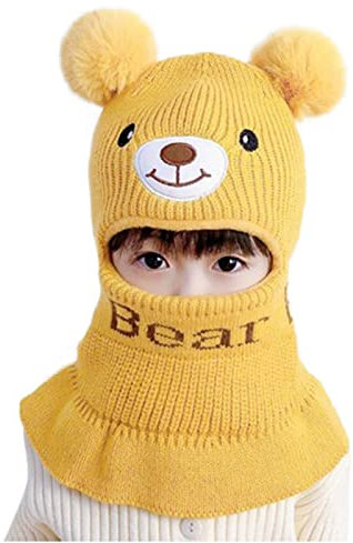 Schlupfmütze Kinder Wintermütze Jungen Schalmütze Winter Warme 2-6 Jahre Alt Baby Beanie Mütze Mädchen Rosa Schlupfmützen Beanie Mit Ohrenklappen