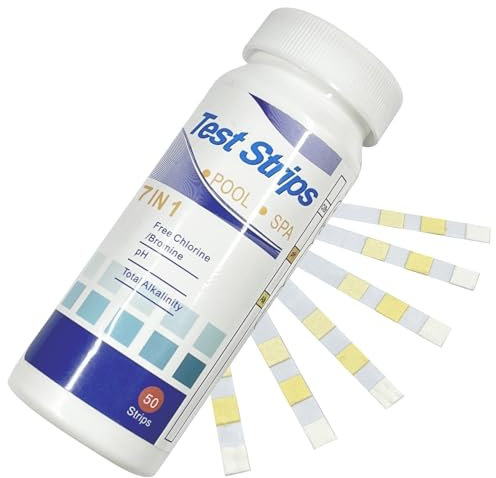 WYBOT Testeur d'eau pour bandelettes de test pour piscine 7 en 1 pour piscine