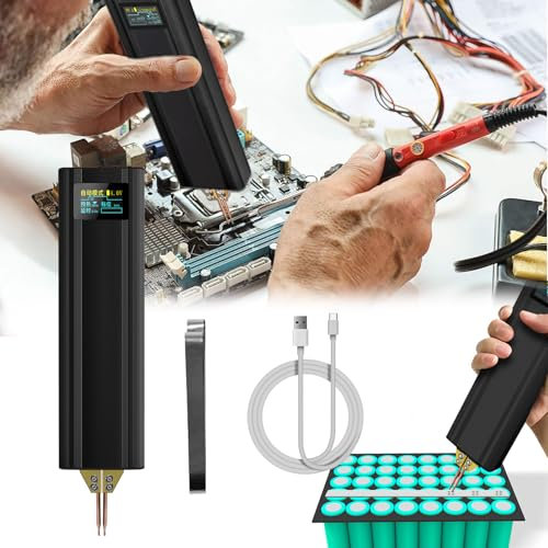 Soldador por puntos con batería Soldador por puntos con batería Soldador por puntos para baterías Soldador por puntos portátil 5000 mAh Soldador por puntos portátil 0,1-0,2 mm para baterías de bricola