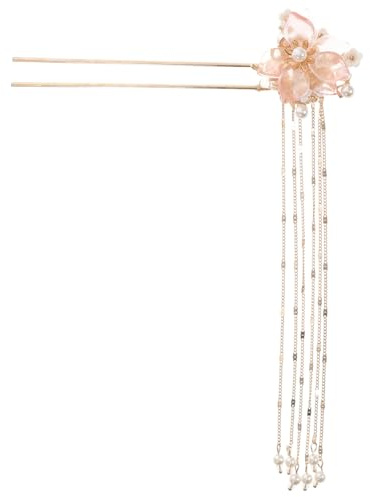 FRCOLOR Chinesische Haarnadel Mit Blumenmotiv Retro Haarstab Für Damen Chinesischer Haarschmuck Für Hanfu Kimono Festliche Anlässe Und Alltagsstyling