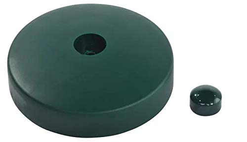 Gartenwelt Riegelsberger Tappo per pali in PVC di alta qualità, Ø 80 mm, colore verde, copertura per legno rotondo Ø 8 cm, in plastica
