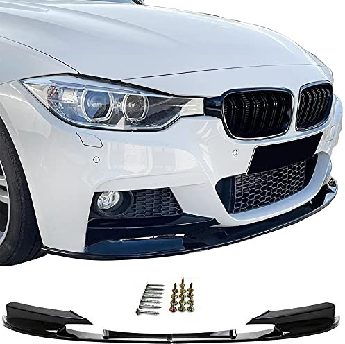 Frontspoiler Lippe Ansatz Sport Optik Schwarz Glanz für 3er BMW F30 F31 11-19