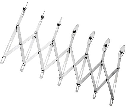 Kavolet 7-Wheel Rotella per Pizza, Pizza Cutter, Rotella tagliapizza, Coltello Pizza Tondo, Coltello Pizza Multi-Round Inox 430, Tagliapasta, Coltello Pasticceria Torta