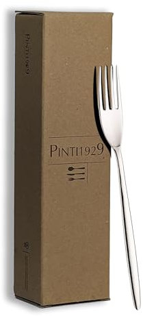 Sicignano | Set 12pz Forchetta da Frutta Olivia in Acciaio Inox - per Dolce, Dessert, Ristorazione, Cucina, Pranzo