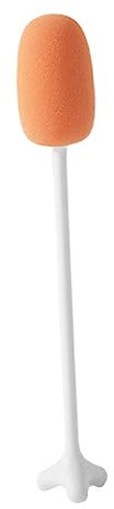 KOMBIUDA Sponge Brush Long Plastic Handle Bottle Brush Sponge Clean Bottle Random Color