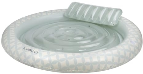 Flamingueo Colchoneta Piscina - Flotadores Piscina, Colchoneta Playa, Hinchables para Piscina, Flotador Gigante, Piscina Hinchable (204 x 204 x 52 cm)