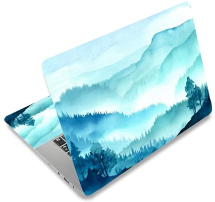 PLIGREAT Pegatinas para portátiles de 12 pulgadas, 13, 13, 13, 13, 14, 15, universal, impermeable, extraíble, protección artística