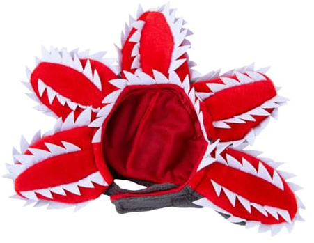 Cappello per animali domestici per Demogorgon, cosplay, copricapo, morbido Halloween, novità per animali domestici (A, taglia unica)
