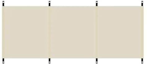 Zymjzbetic Strand-Windschutz Outdoor 210D Oxford Tuch Camping Windschutzscheibe Tragbare Faltbare Privatsphäre Bildschirm Strand Garten(White) no Pole