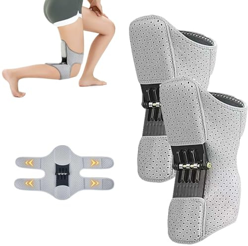 Knee Booster, nuevo dispositivo de asistencia para la rodilla 2025, rodillera KneeBooster con soporte articular y estabilizador de resorte, protector de rodilla para hombres y mujeres que reduce