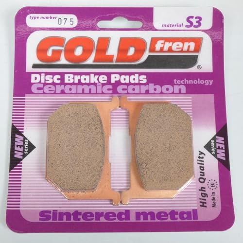 Gold Fren - Pastiglia freno per moto Suzuki 250 GN dal 1985 al 1997 AVG/F/J/M/R/T