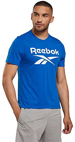 Reebok T-Shirt da Uomo a Maniche Corte con Grafica pronta per l'allenamento