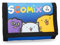 COMIX Scomix by Sio - Portafoglio Scottecs con Pratica Chiusura in Velcro, Portamonete con Tasca Esterna e Scomparti Interni, Idea Regalo Bambini e Ragazzi, 13x8,5cm, Blu