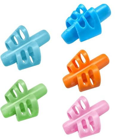 Dubbulon 5/10 Pz Impugnatura Matita Per Bambini - Aiuto Per La Scrittura | Strumento Correzione Della Postura | Ergonomica Pencil Grips | Per Bambini in Età Prescolare