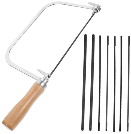 Coping Saw, 9 PCS Coping Saw Blades, Fine Tooth Saws(30×11cm)